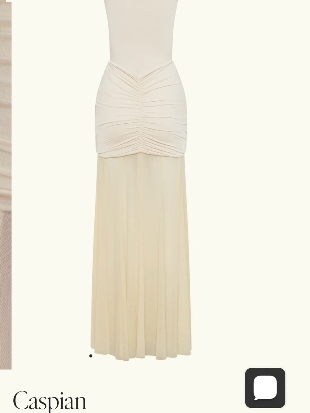 Meshki Slinky And Mesh Off Shoulder Maxi Dress - Picture 4 of 6